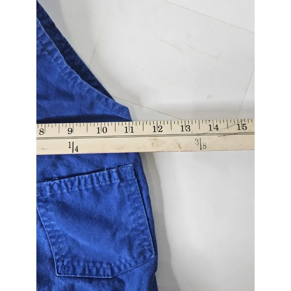 OshKosh B’Gosh Vintage Y2k Overalls Blue Shortalls Shorts 3T Made In USA